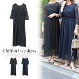 シフォンレースワンピース | MODE ROBE | 詳細画像1
