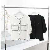 パイピングポケットデザイントップス | MODE ROBE | 詳細画像5