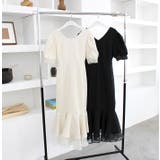 Vネックツイードマーメイドワンピース | MODE ROBE | 詳細画像2