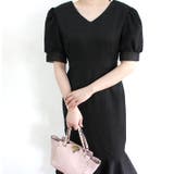 Vネックツイードマーメイドワンピース | MODE ROBE | 詳細画像10