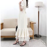 Vネックツイードマーメイドワンピース | MODE ROBE | 詳細画像15