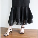 Vネックツイードマーメイドワンピース | MODE ROBE | 詳細画像8