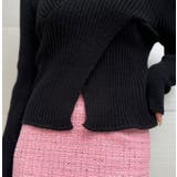 Vネックツイストリブニット | MODE ROBE | 詳細画像21