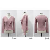 Vネックツイストリブニット | MODE ROBE | 詳細画像29