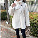 スタンドカラーボアコート | MODE ROBE | 詳細画像2