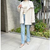 スタンドカラーボアコート | MODE ROBE | 詳細画像10
