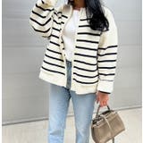 ボーダーポケットブルゾン | MODE ROBE | 詳細画像6