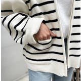 ボーダーポケットブルゾン | MODE ROBE | 詳細画像7