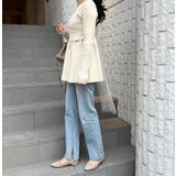 チュールキャミセットリブニット | MODE ROBE | 詳細画像10 