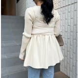 チュールキャミセットリブニット | MODE ROBE | 詳細画像9 