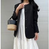 ブラック | ツイードジャケット | MODE ROBE