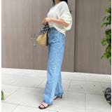 リボン柄デニムパンツ | MODE ROBE | 詳細画像10