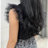 ショルダーフリルチュールレイヤードトップス | MODE ROBE | 詳細画像5