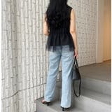 チュールティアードノースリーブトップス | MODE ROBE | 詳細画像10