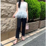 チュールティアードノースリーブトップス | MODE ROBE | 詳細画像4