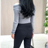 オフショルデザインニットトップス | MODE ROBE | 詳細画像7 