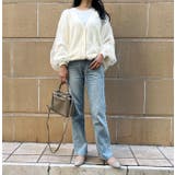 チュールレイヤードニットカーディガン | MODE ROBE | 詳細画像3