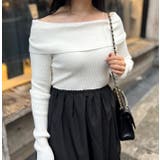 オフショルニットドッキングワンピース | MODE ROBE | 詳細画像7 