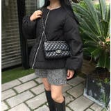 ブラック | ジップフレア中綿ジャケット | MODE ROBE