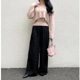 フリンジチェックワイドパンツ | MODE ROBE | 詳細画像11