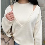 レイヤード風Vネックニット | MODE ROBE | 詳細画像8