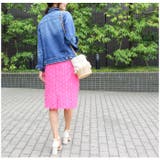 ドットカラータイトスカート | MODE ROBE | 詳細画像13 