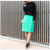 ドットカラータイトスカート | MODE ROBE | 詳細画像6 