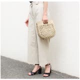 メッシュハンドバッグ ブラック ベージュ | MODE ROBE | 詳細画像7 