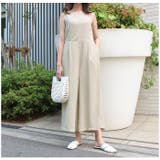 ノースリーブオールインワン ブラック ベージュ | MODE ROBE | 詳細画像5 