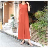 ノースリーブオールインワン ブラック ベージュ | MODE ROBE | 詳細画像7 