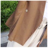 リネン混半袖ジャケット 羽織り ベージュ | MODE ROBE | 詳細画像11 