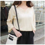 Vネックプルオーバーニット | MODE ROBE | 詳細画像6