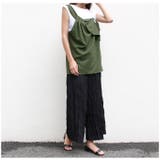 ワンショルダーレイヤードトップス ワンショル ブラック | MODE ROBE | 詳細画像10 