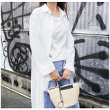 ロングシャツ シャツ ホワイト | MODE ROBE | 詳細画像6