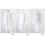 ロングシャツ シャツ ホワイト | MODE ROBE | 詳細画像3