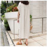 リネン混ロングシャツ リネン 羽織 | MODE ROBE | 詳細画像4