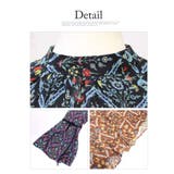 花柄レトロワンピース ベロア ワンピース | MODE ROBE | 詳細画像18