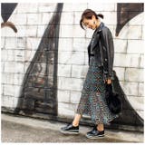 花柄レトロワンピース ベロア ワンピース | MODE ROBE | 詳細画像6