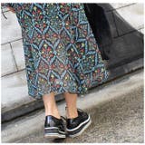 花柄レトロワンピース ベロア ワンピース | MODE ROBE | 詳細画像7