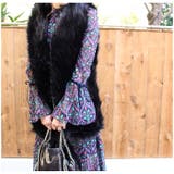 花柄レトロワンピース ベロア ワンピース | MODE ROBE | 詳細画像12