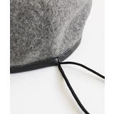 ウールパイピングベレー帽 ウール混 ベレー帽 | MODE ROBE | 詳細画像16 