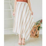 ストライプラップスカート ストライプ柄 アシメスカート | MODE ROBE | 詳細画像15 