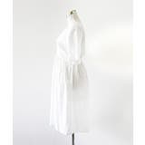 フロントパールボタンワンピース ホワイト レディース | MODE ROBE | 詳細画像10