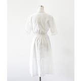 フロントパールボタンワンピース ホワイト レディース | MODE ROBE | 詳細画像11