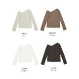 ショルダーカットリブトップス | MODE ROBE | 詳細画像13