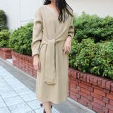 カシュクールリボンニットワンピース | MODE ROBE | 詳細画像12