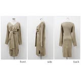 カシュクールリボンニットワンピース | MODE ROBE | 詳細画像17