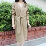 カシュクールリボンニットワンピース | MODE ROBE | 詳細画像6