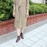 カシュクールリボンニットワンピース | MODE ROBE | 詳細画像8