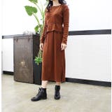 起毛カシュクールレイヤードワンピース | MODE ROBE | 詳細画像7 
